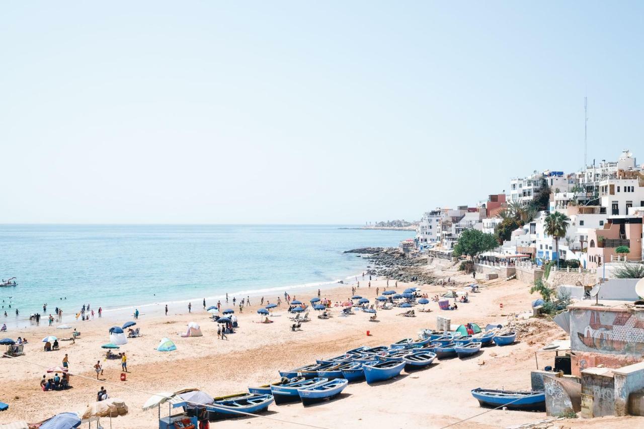 Surf Maroc'S Auberge Taghazout Buitenkant foto